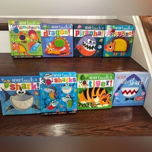 Never Touch set of 8 board books